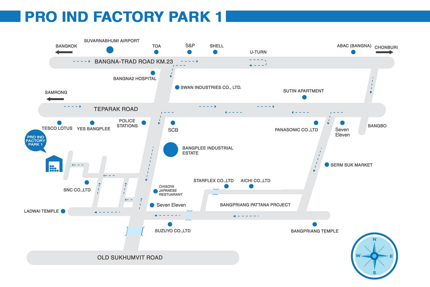 Pro Ind Factory Park 1 Project Map
